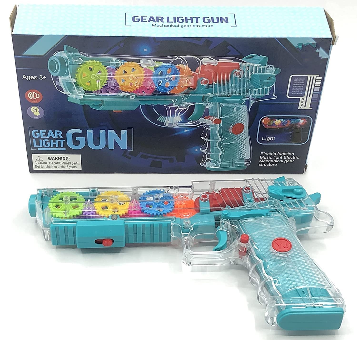Buy TMG Transparent Toy Gun for Toddlers Transparent Mechanical